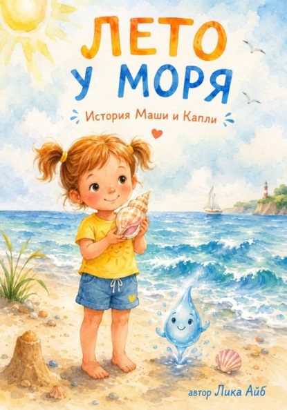 Скачать книгу ЛЕТО У МОРЯ. История Маши и Капли