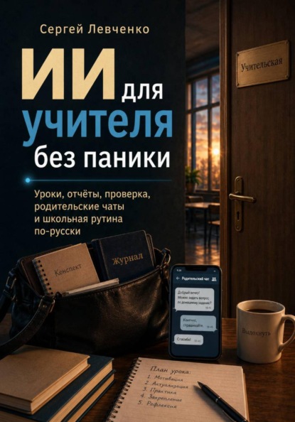 Скачать книгу ИИ для учителя без паники. Уроки, отчёты, проверка, родительские чаты и школьная рутина по-русски