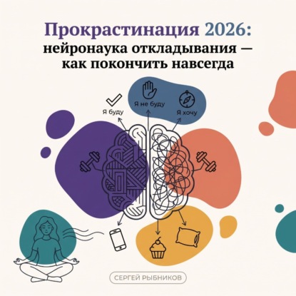 Скачать книгу Прокрастинация 2026: нейронаука откладывания – как покончить навсегда