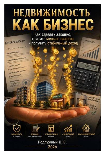 Скачать книгу Недвижимость как бизнес. Как сдавать законно, платить меньше налогов и получать стабильный доход