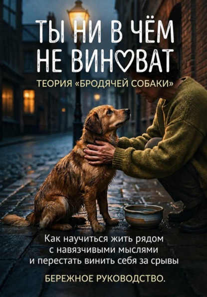 ТЫ НИ В ЧЁМ НЕ ВИНОВАТ. Теория «Бродячей собаки» и другие бережные инструменты против навязчивых мыслей, зависимостей и крейвинга.