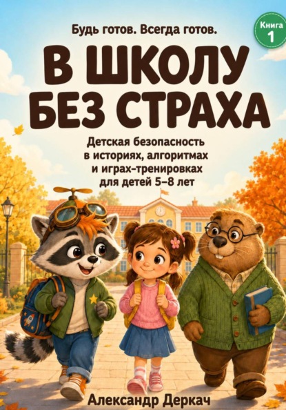 Скачать книгу В школу без страха. Книга по детской безопасности: истории, алгоритмы и игры-тренировки для детей 5–8 лет