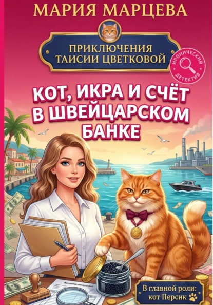 Скачать книгу Приключения Таисии Цветковой. Кот, икра и счёт в швейцарском банке