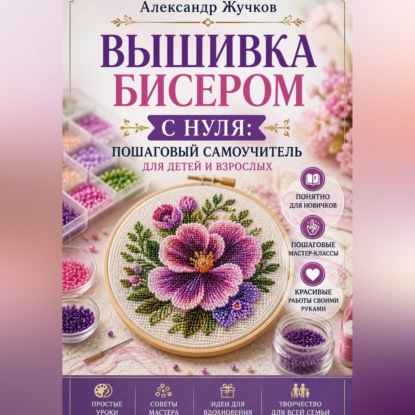 Скачать книгу Вышивка бисером с нуля пошаговый самоучитель для детей и взрослых.