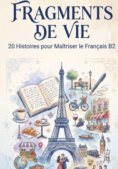 Скачать книгу Fragments de vie: 20 histoires pour maîtriser le français B2