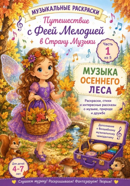 Музыкальные раскраски. Путешествие с Феей Мелодией в Страну Музыки