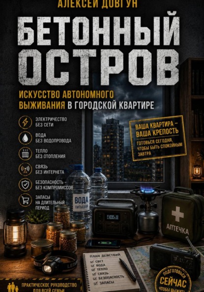 Скачать книгу Бетонный остров: Искусство автономного выживания в городской квартире