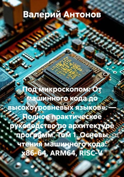 Скачать книгу Под микроскопом: От машинного кода до высокоуровневых языков». — Полное практическое руководство по архитектуре программ. Том 1. Основы чтения машинного кода: x86-64, ARM64, RISC-V