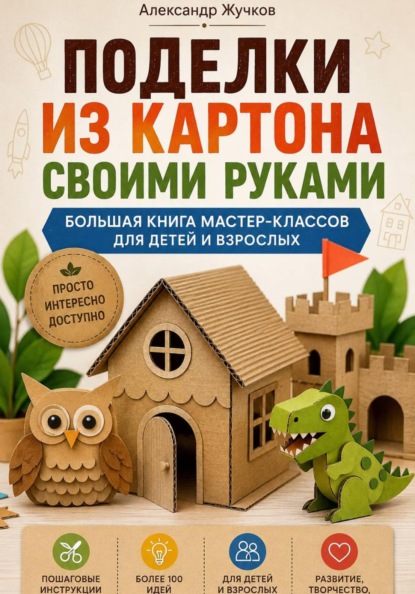 Скачать книгу Поделки из картона своими руками. Большая книга мастер-классов для детей и взрослых