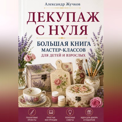 Скачать книгу Декупаж с нуля. Большая книга мастер-классов для детей и взрослых