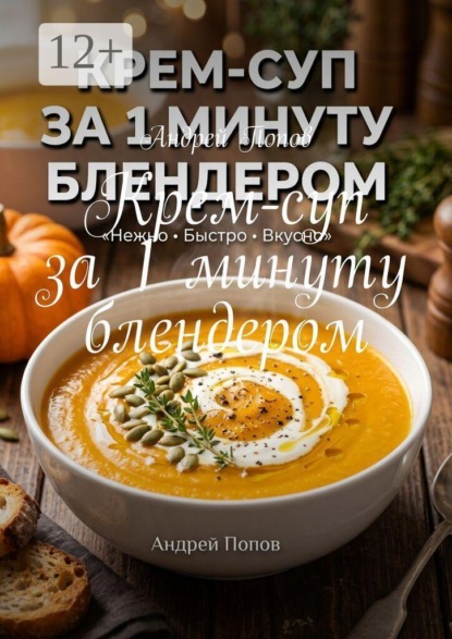 Скачать книгу Крем-суп за 1 минуту блендером