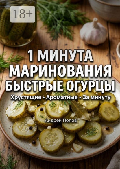 Скачать книгу 1 минута маринования: быстрые огурцы