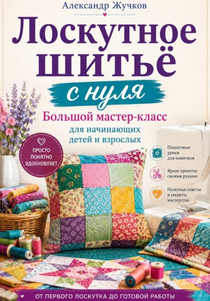 Скачать книгу Лоскутное шитьё с нуля. Большой мастер-класс для начинающих детей и взрослых