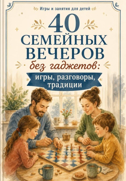 Скачать книгу 40 семейных вечеров без гаджетов: игры, разговоры, традиции