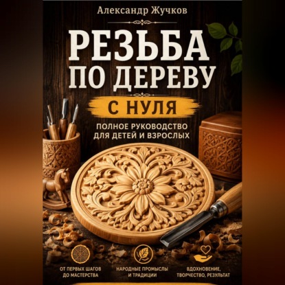 Скачать книгу Резьба по дереву с нуля. Полное руководство для детей и взрослых