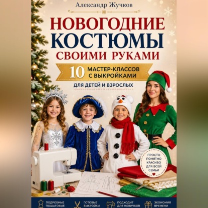 Скачать книгу Новогодние костюмы своими руками. 10 мастер-классов с выкройками для детей и взрослых