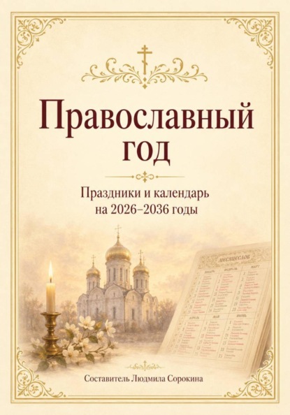 Скачать книгу Православный год. Праздники и календарь на 2026–2036 годы