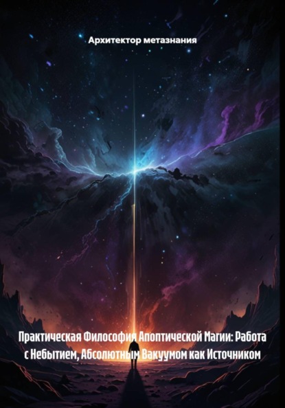 Скачать книгу Практическая Философия Апоптической Магии: Работа с Небытием, Абсолютным Вакуумом как Источником