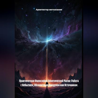 Скачать книгу Практическая Философия Апоптической Магии: Работа с Небытием, Абсолютным Вакуумом как Источником