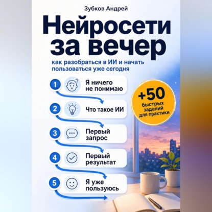 Скачать книгу Нейросети за вечер: как разобраться в ИИ и начать пользоваться уже сегодня