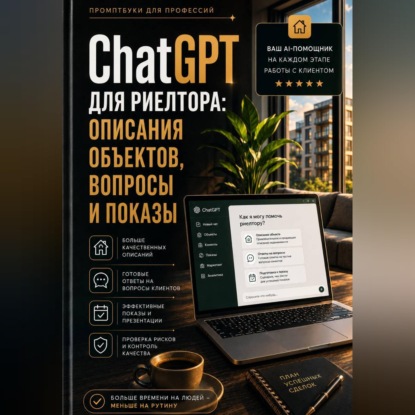 Скачать книгу ChatGPT для риелтора: описания объектов, вопросы и показы