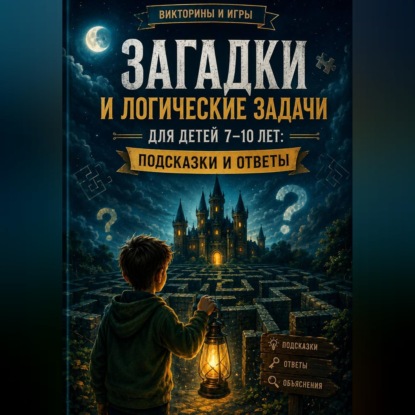 Скачать книгу Загадки и логические задачи для детей 7–10 лет: подсказки и ответы
