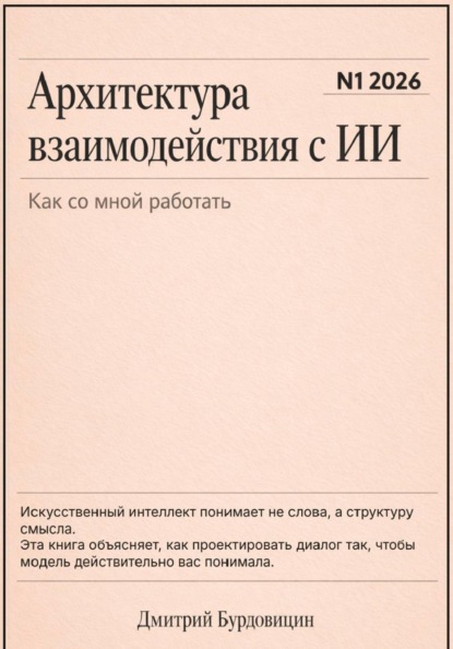 Скачать книгу Архитектура взаимодействия с ИИ