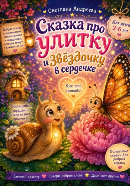 Скачать книгу Сказка про Улитку и звездочку в сердечке