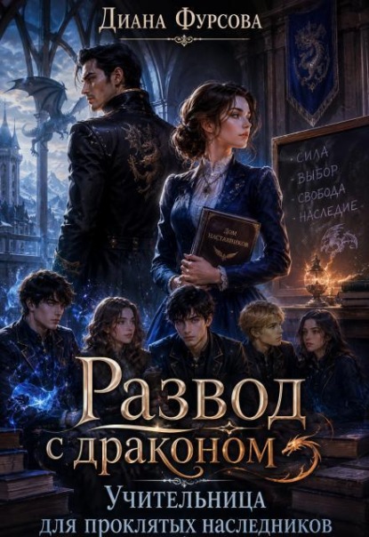 Скачать книгу Развод с драконом. Учительница для проклятых наследников