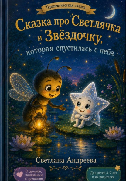 Скачать книгу Сказка про Светлячка и Звездочку, которая спустилась с неба