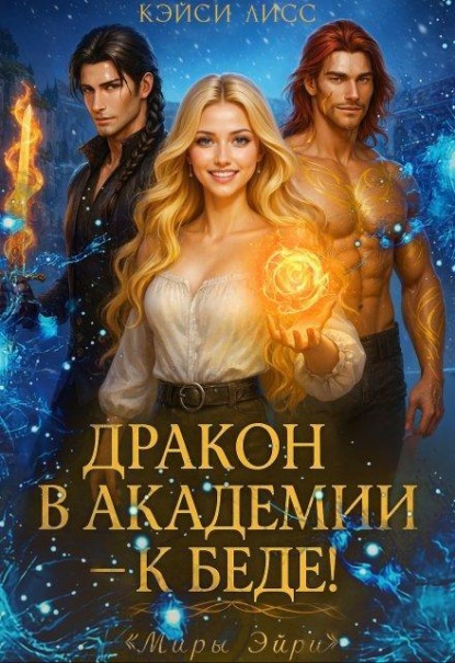 Скачать книгу Дракон в Академии - к беде!