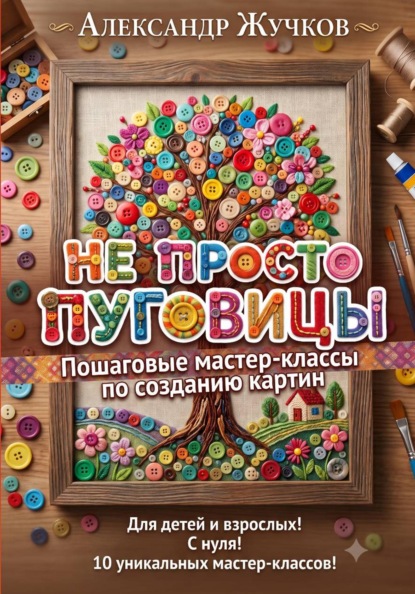 Скачать книгу Не просто пуговицы. Пошаговые мастер-классы по созданию картин