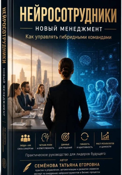 Скачать книгу Нейросотрудники. Новый менеджмент. Как управлять гибридными командами.