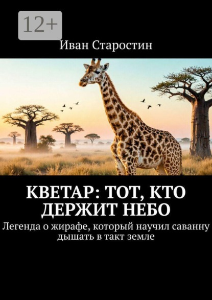 Скачать книгу Кветар: тот, кто держит небо. Легенда о жирафе, который научил саванну дышать в такт земле