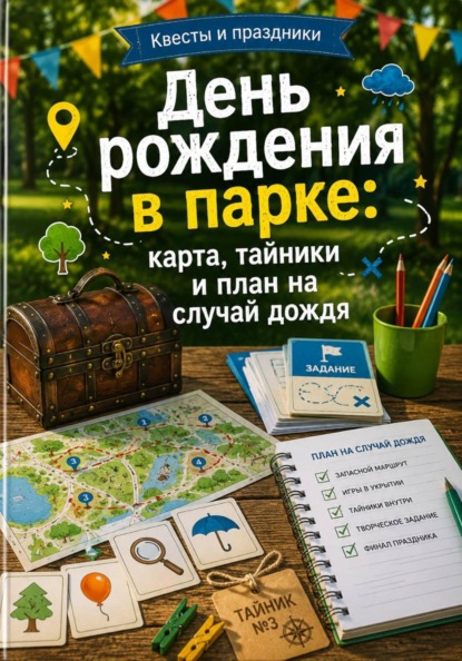 Скачать книгу День рождения в парке: карта, тайники и план на случай дождя