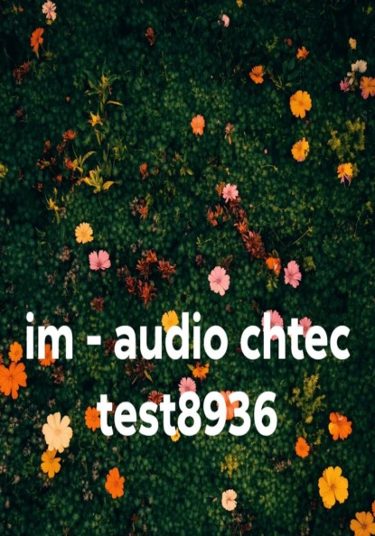 Скачать книгу im - audio chtec test8936