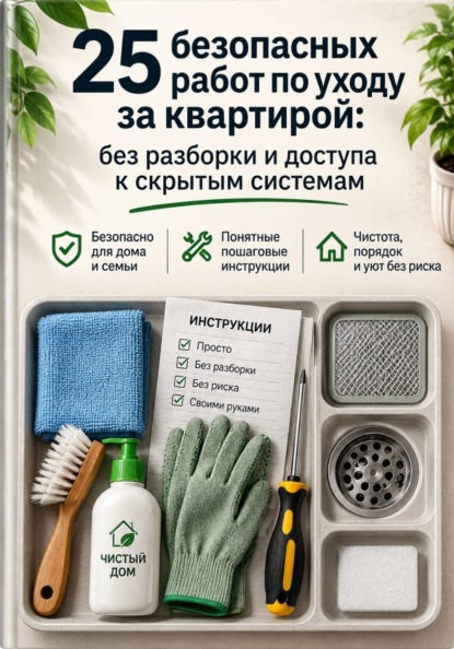 25 безопасных работ по уходу за квартирой: без разборки и доступа к скрытым системам