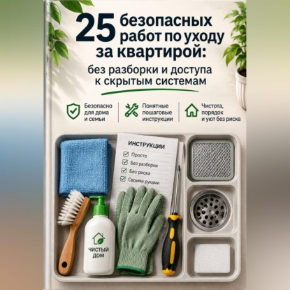Скачать книгу 25 безопасных работ по уходу за квартирой: без разборки и доступа к скрытым системам