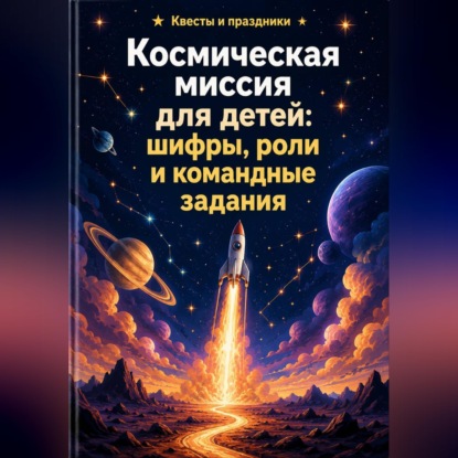 Скачать книгу Космическая миссия для детей: шифры, роли и командные задания