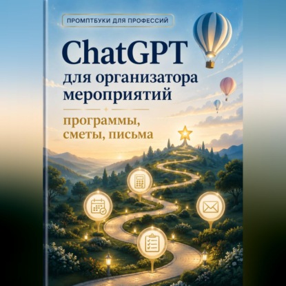 Скачать книгу ChatGPT для организатора мероприятий: программы, сметы, письма