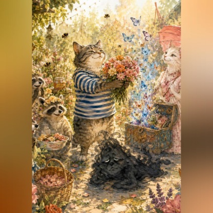 Скачать книгу Кот в тельняшке, Кошечка с розовым зонтиком и очень уставшая Тень
