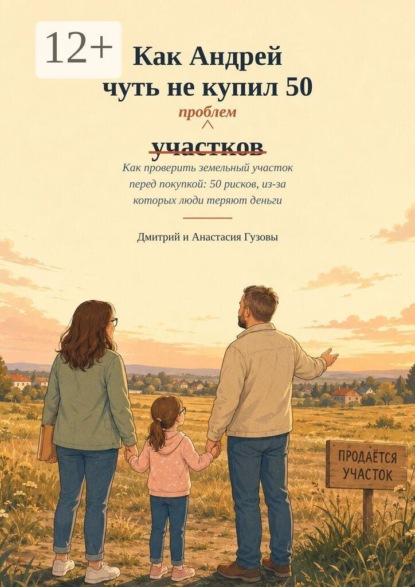 Скачать книгу Как Андрей чуть не купил 50 участков (проблем). Как проверить земельный участок перед покупкой: 50 рисков из-за которых люди теряют деньги