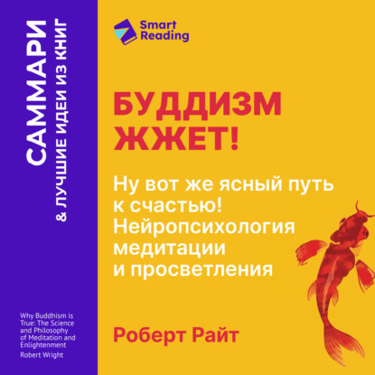 Скачать книгу Буддизм жжет! Ну вот же ясный путь к счастью! Нейропсихология медитации и просветления. Роберт Райт. Саммари