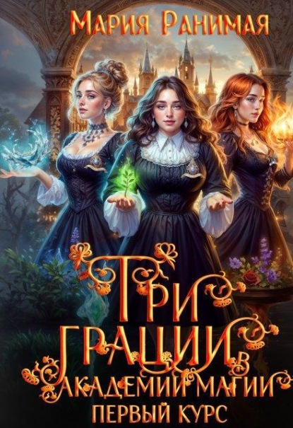 Скачать книгу Три грации в академии магии. Первый курс