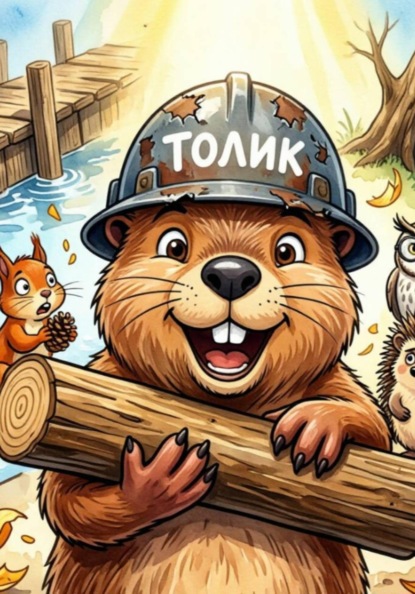Бобр-Толик: стройка, дружба и опилки