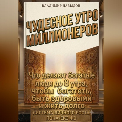 Чудесное утро миллионеров. Что делают богатые люди до 8 утра, чтобы богатеть, быть здоровыми и жить долго. Система личного роста Пока-ёкэ 4.0