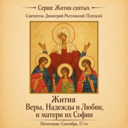 Жития святых мучениц Веры, Надежды и Любви, и матери их Софии