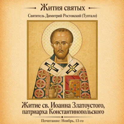 Скачать книгу Житие святого Иоанна Златоустого, патриарха Константинопольского