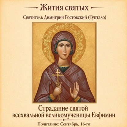 Скачать книгу Страдание святой всехвальной великомученицы Евфимии