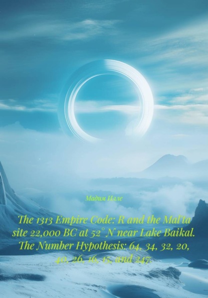 Скачать книгу The 1313 Empire Code: R and the Mal'ta site 22,000 BC at 52° N near Lake Baikal. The Number Hypothesis: 64, 34, 32, 20, 40, 26, 16, 15, and 247.